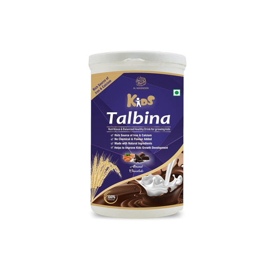 AL MASNOON Talbina for Kids | Almond & Chocolate Flavored | Healthy Sunnah Breakfast – 300g