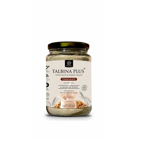 AL MASNOON Talbina+ Plus Instant Mix with Nuts & Dried Fruits (Natural Chocolate Flavour ) – 350g
