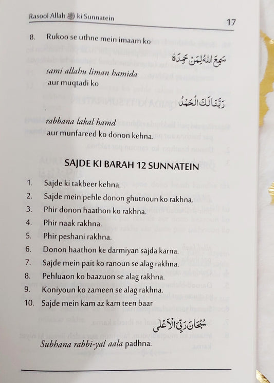 Rasool Allah S.A.W. Ki Sunnatein Urdu In Roman Script (Paperback, Others, Hazrat Moulana Hakeem Mohmmed Akhtar)