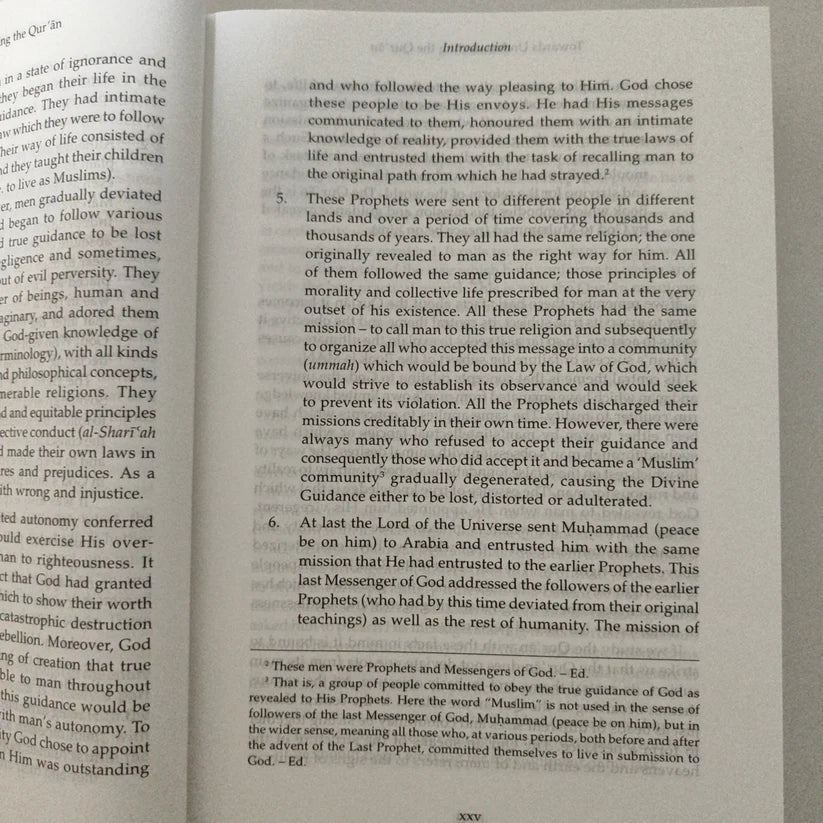 Towards Understanding the Quran – Abridged Tafhim al-Quran Hadiya Islamic Store