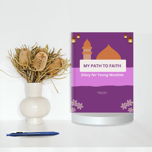 My Path to Faith: Islamic Diary for Young Muslims | Journal, Namaz Tracker, Daily Duas, and Reflections | Includes Free Stickers, Pen, and Bookmark