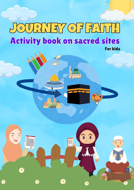 Journey of Faith Islamic Activity book on sacred sites for kids