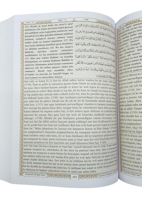 Tauzeehul Quran ( Asaan Tarjuma Quran )- Urdu Translation in roman ...