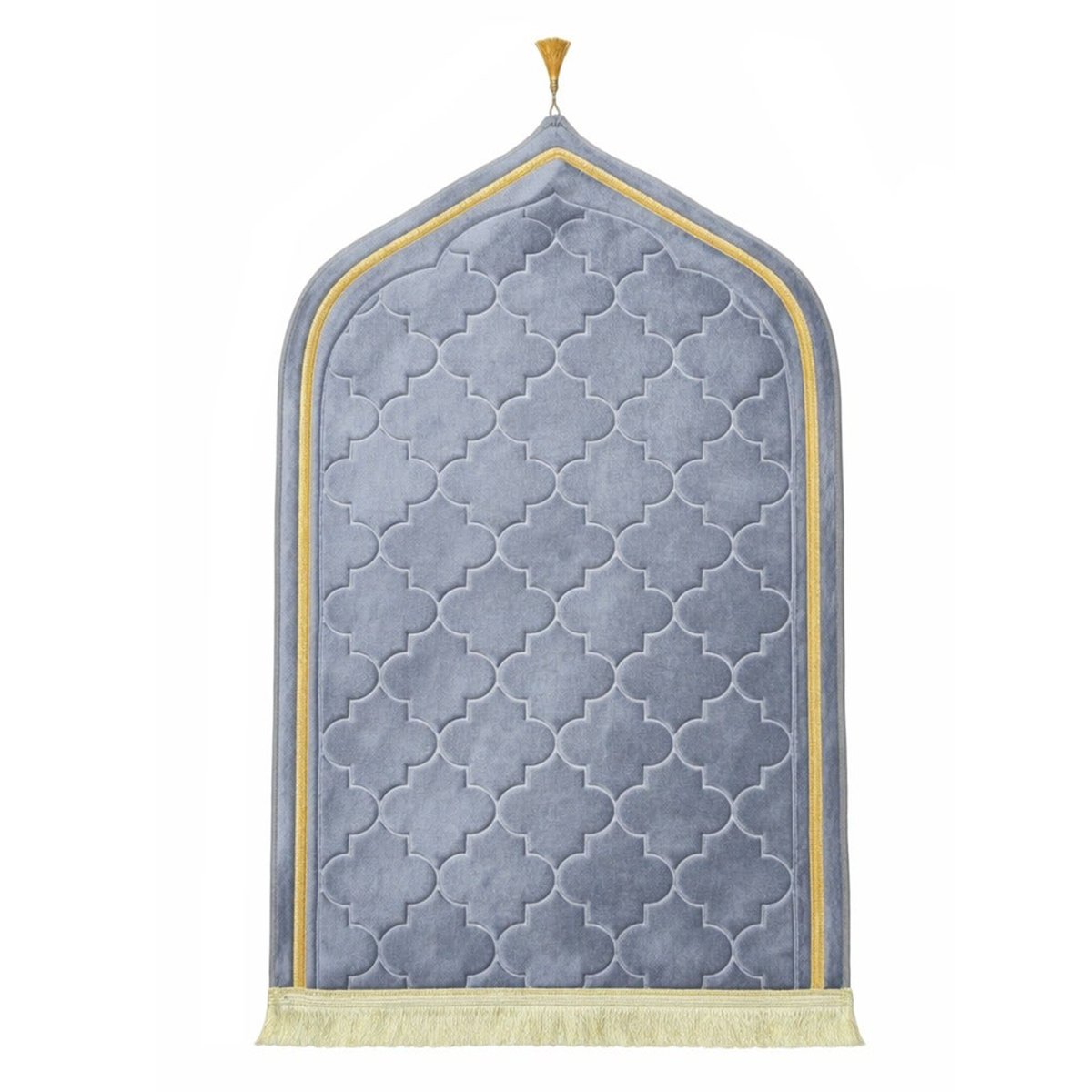 Grey premium Islamic prayer mat