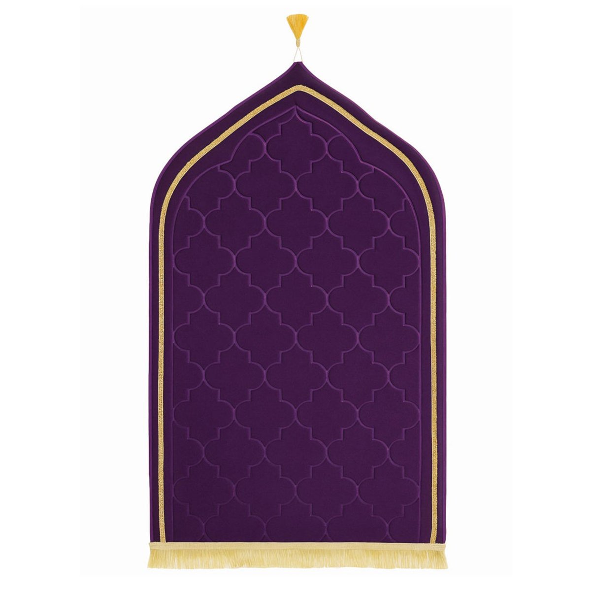 Purple premium Islamic prayer mat