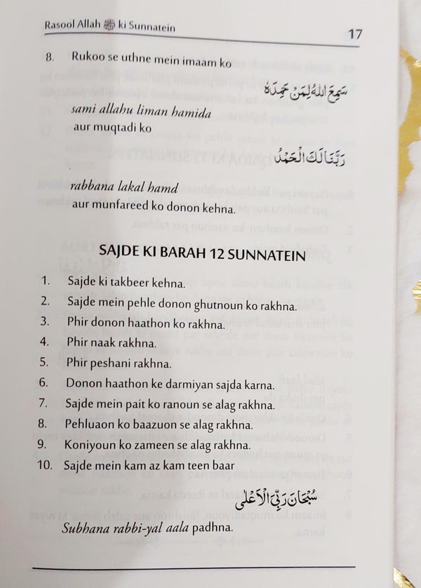 Roman Rasool Rasool Allah S.A.W. Ki Sunnatein Urdu In Roman Script (Paperback ...