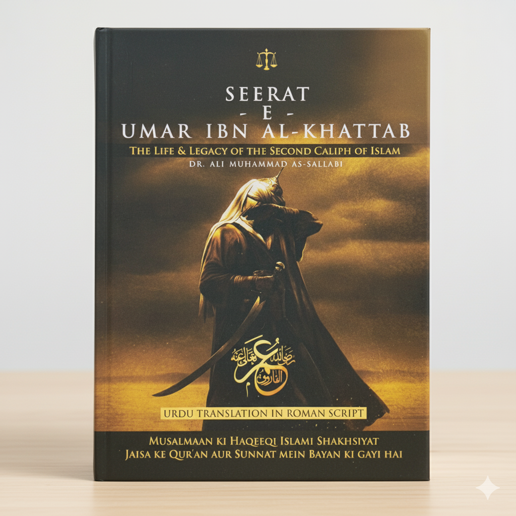 Seerat Umar ibn al Khattab (RA) – Roman Script Urdu | Dr. Ali Muhammad As-Sallabi | Hardbound Biography - Hadiya Islamic Store