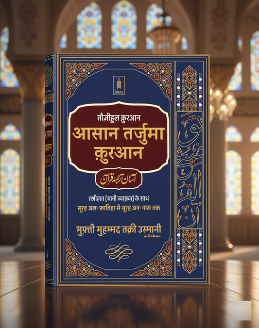Asaan Tarjuma Quran HINDI Tauzeeh ul Quran (HB) Premium Edition Two Colour. by: Mufti Muhammad Taqi Usmani sb